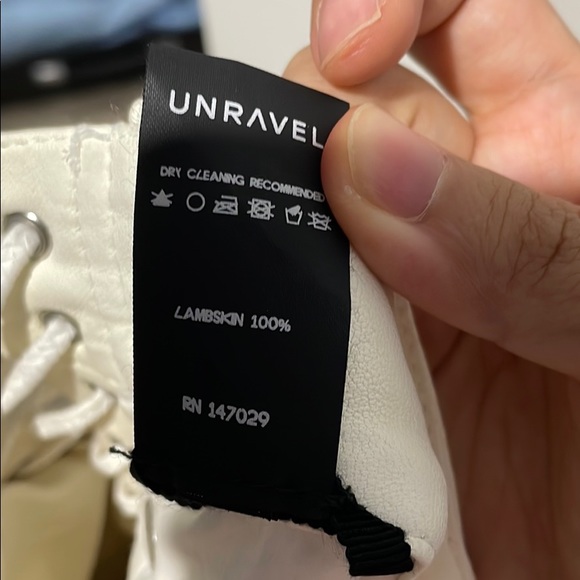 unravel project lambskin leather pants - Picture 6 of 6